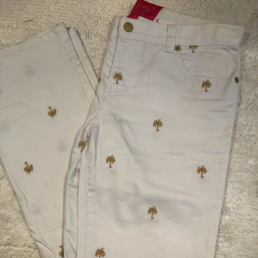 Lilly Pulitzer White Jeans kids 12